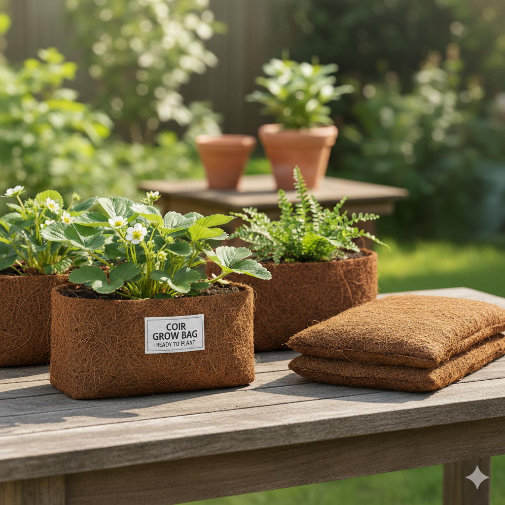 Coir Peat Grow Bags for Hydroponic Systems