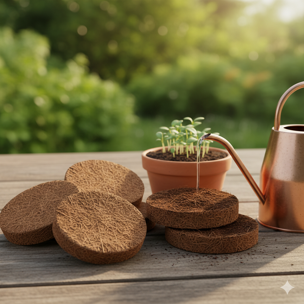 Coco Peat Discs for Seed Germination